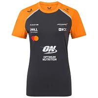 Women's McLaren  Anthracite/Orange F1 Team 2025 Replica Set Up T-Shirt