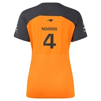 Women's McLaren Lando Norris Orange/Anthracite F1 Team 2025 Replica Driver Set Up T-Shirt