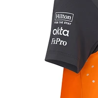 Women's McLaren Lando Norris Orange/Anthracite F1 Team 2025 Replica Driver Set Up T-Shirt