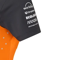 Women's McLaren Lando Norris Orange/Anthracite F1 Team 2025 Replica Driver Set Up T-Shirt