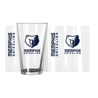 Memphis Grizzlies 16 oz. Verre à pinte Team Wordmark Game Day