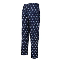 Men's Concepts Sport Navy Memphis Grizzlies Gauge Allover Print Pants