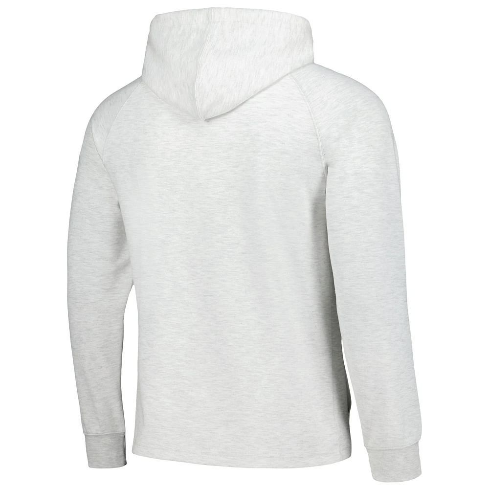 Chandail à capuchon tri-mélange Softhand Raglan Fanatics Ash Memphis Grizzlies pour hommes