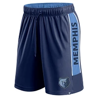 Men's Fanatics Navy Memphis Grizzlies Game Winner Defender Shorts