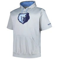 Men's Fanatics Silver Memphis Grizzlies Big & Tall Logo Pullover Hoodie