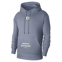 Sweat à capuche Jordan Brand gris Memphis Grizzlies Courtside Statement Edition pour homme