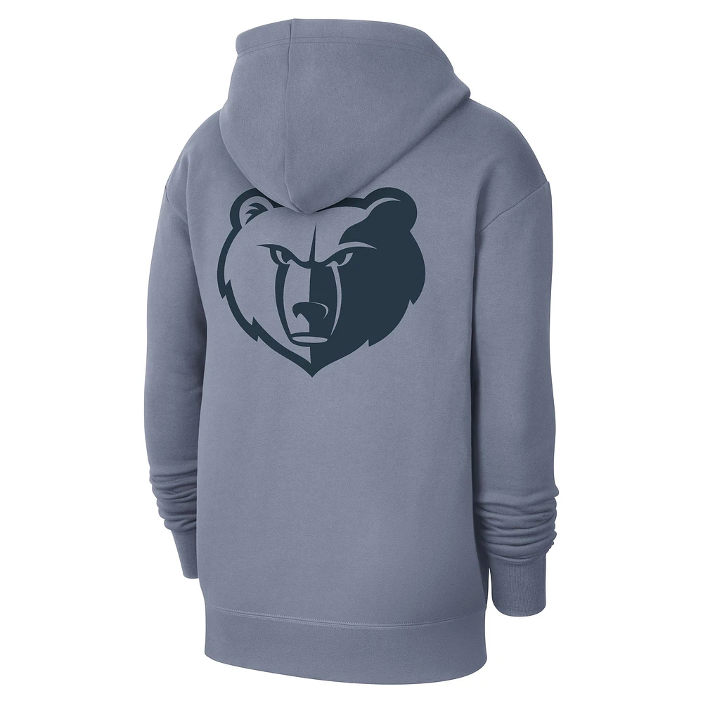 Sweat à capuche Jordan Brand gris Memphis Grizzlies Courtside Statement Edition pour homme