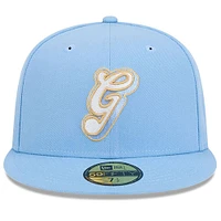 Men's New Era Blue Memphis Grizzlies 2024/25 City Edition Alternate 59FIFTY Fitted Hat