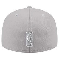 Men's New Era Gray Memphis Grizzlies Color Pack 59FIFTY Fitted Hat