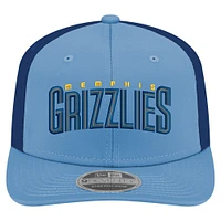 Men's New Era  Light Blue Memphis Grizzlies Statement Edition Jersey Hook 9SEVENTY Stretch-Snap Hat