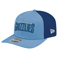 Men's New Era  Light Blue Memphis Grizzlies Statement Edition Jersey Hook 9SEVENTY Stretch-Snap Hat