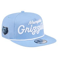 Men's New Era Light Blue Memphis Grizzlies Team Text Golfer Snapback Hat