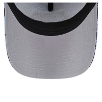 Men's New Era Navy/Light Blue Memphis Grizzlies Tip Off A-Frame Trucker 9FORTY Adjustable Hat