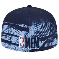 Men's New Era Navy Memphis Grizzlies Tip-Off 59FIFTY Fitted Hat