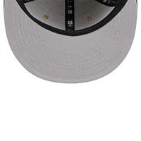 Men's New Era Tan/Navy Memphis Grizzlies 2024 NBA Draft 9FIFTY Snapback Hat