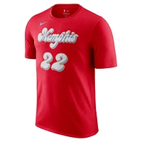 Men's Nike Desmond Bane Red Memphis Grizzlies 2024/25 City Edition Name & Number T-Shirt