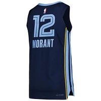Men's Nike Ja Morant Navy Memphis Grizzlies Authentic Jersey - Icon Edition