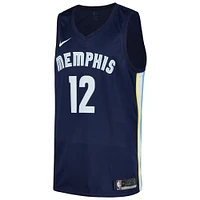 Men's Nike Ja Morant Navy Memphis Grizzlies Swingman Player Jersey - Icon Edition