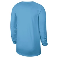 Men's Nike Light Blue Memphis Grizzlies 2024/25 Legend On-Court Practice Long Sleeve T-Shirt