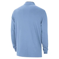 Veste à demi-zip Nike bleu clair Memphis Grizzlies Authentic Performance pour homme