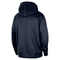 Men's Nike Navy Memphis Grizzlies 2024/25 Spotlight On-Court Practice Performance Pullover Hoodie