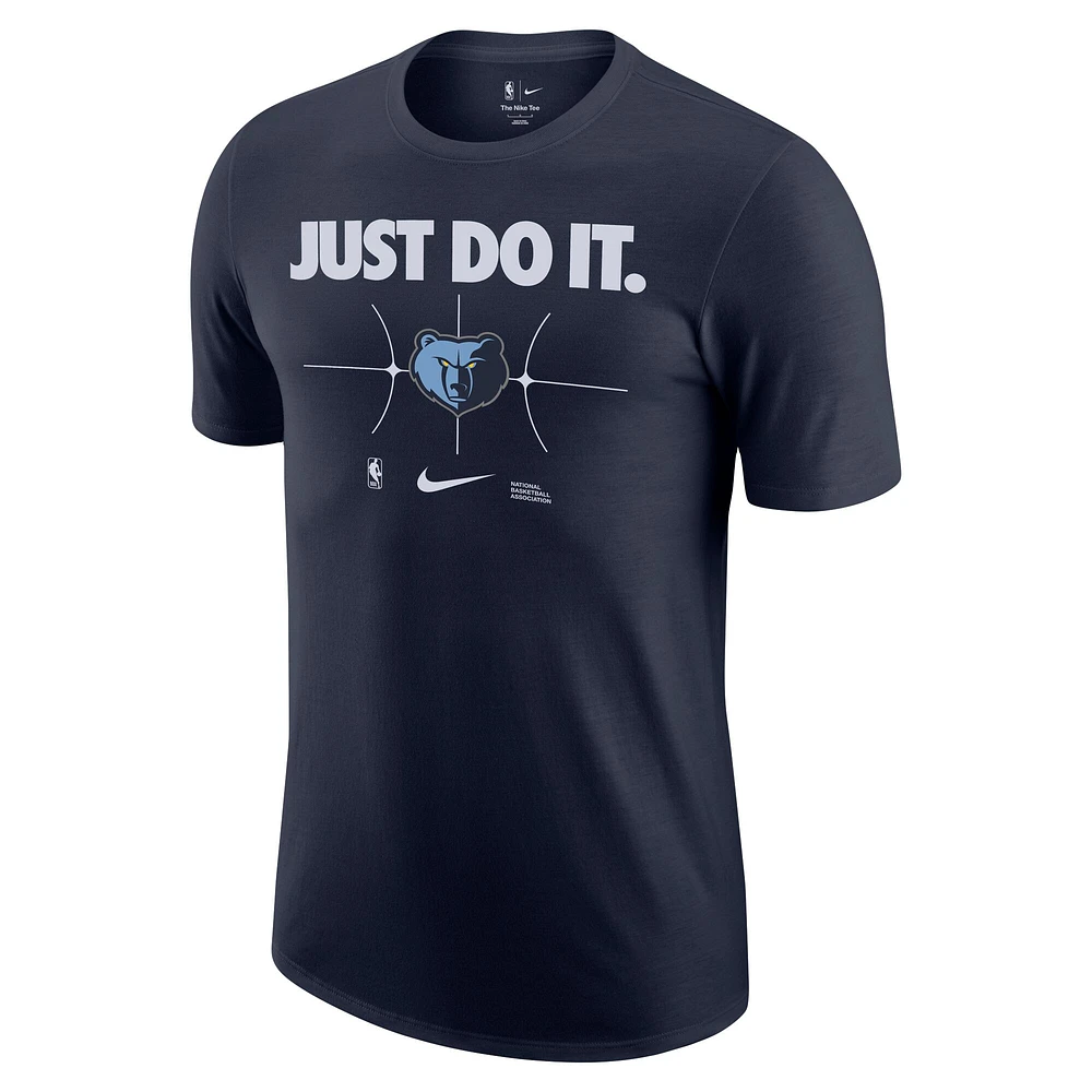 Men's Nike Navy Memphis Grizzlies Just Do It T-Shirt
