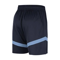 Men's Nike Navy Memphis Grizzlies On-Court Practice Warmup Performance Shorts