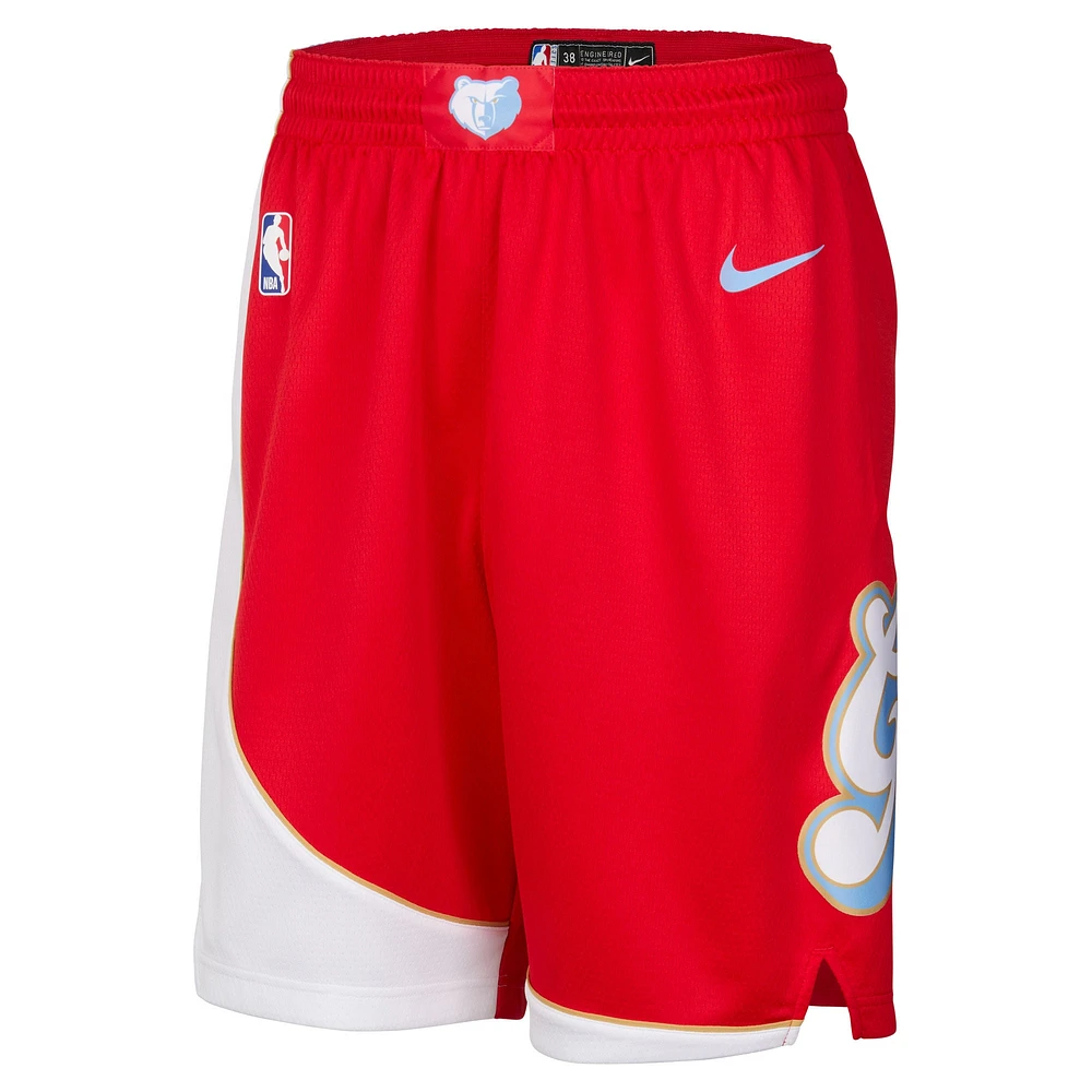 Men's Nike Red Memphis Grizzlies 2024/25 City Edition Swingman Shorts