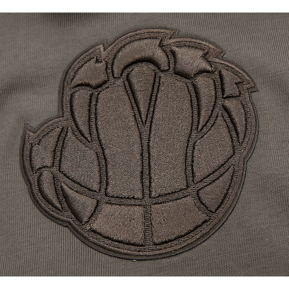 Men's Pro Standard Brown Memphis Grizzlies Neutrals Short Sleeve Pullover Hoodie