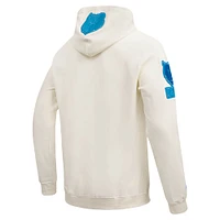 Men's Pro Standard Cream Memphis Grizzlies Triple Tonal DK Pullover Hoodie