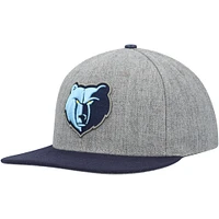 Men's Pro Standard Gray/Navy Memphis Grizzlies Classic Logo Two-Tone Snapback Hat