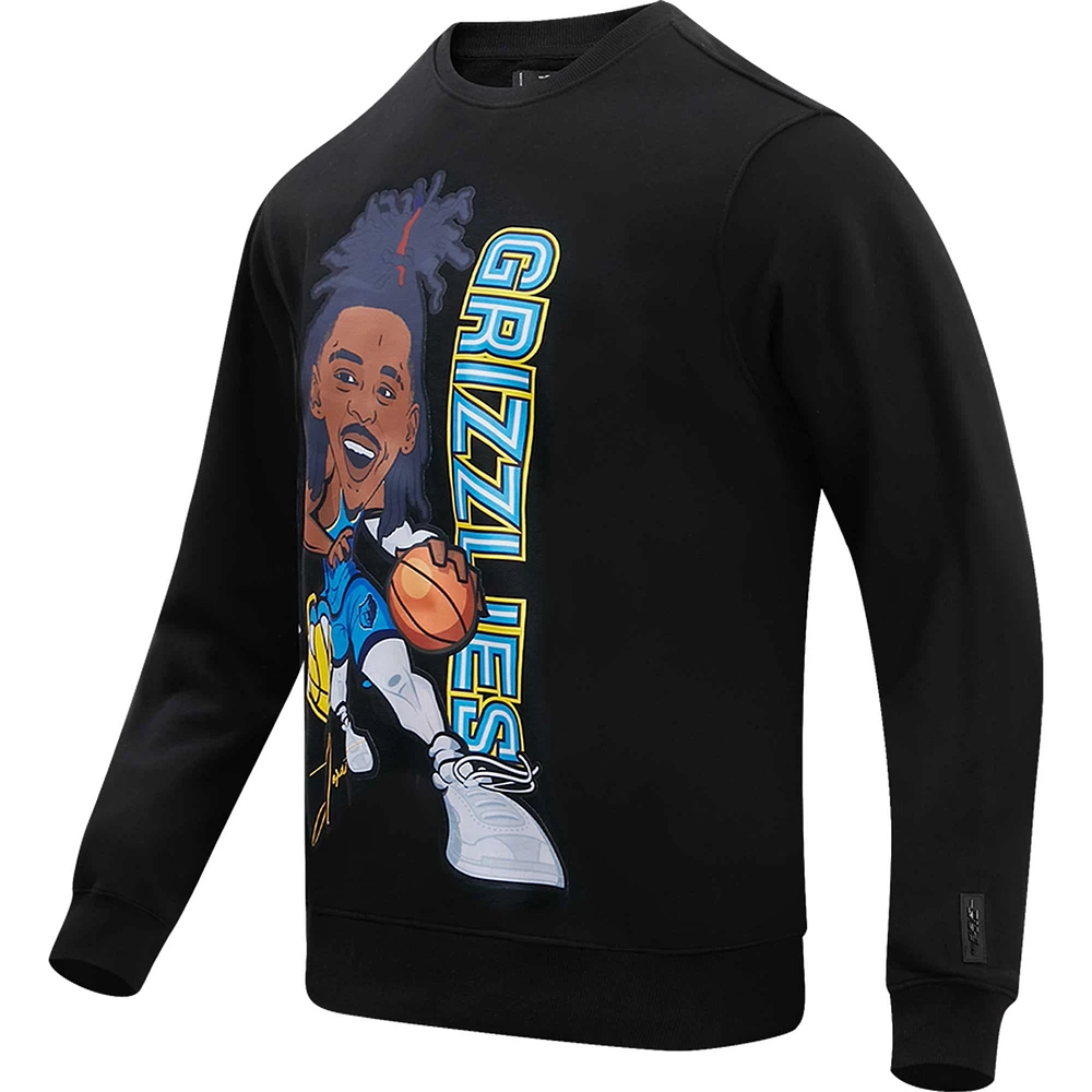 Men's Pro Standard Ja Morant Black Memphis Grizzlies Avatar Pullover Sweatshirt