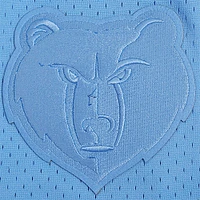 Men's Pro Standard Ja Morant Light Blue Memphis Grizzlies Triple Tonal Mesh Button-Up Top