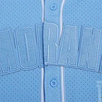 Men's Pro Standard Ja Morant Light Blue Memphis Grizzlies Triple Tonal Mesh Button-Up Top