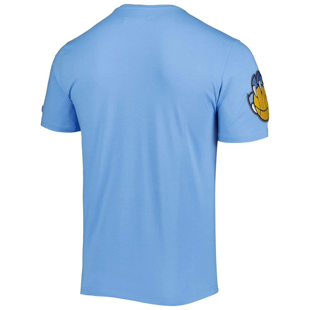 Men's Pro Standard Light Blue Memphis Grizzlies Hometown Chenille T-Shirt