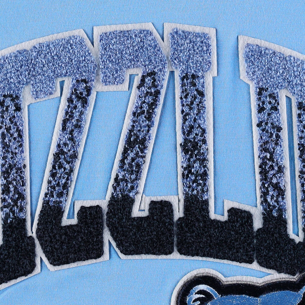 Men's Pro Standard Light Blue Memphis Grizzlies Hometown Chenille T-Shirt
