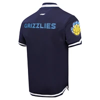 Men's Pro Standard Navy Memphis Grizzlies Classic Warm-Up Full-Snap Jacket