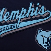 Men's Pro Standard Navy Memphis Grizzlies Script Tail Pullover Hoodie