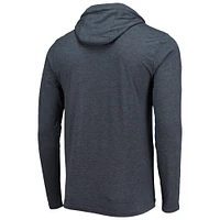 Men's Sportiqe Heathered Navy Memphis Grizzlies Practice Shoot Around Rowan Tri-Blend Pullover Hoodie