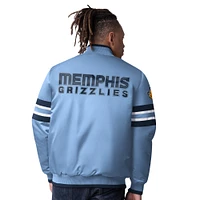 Veste universitaire à boutons-pression Starter Scout I bleu clair Memphis Grizzlies pour homme