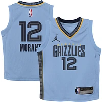 Preschool Jordan Brand Ja Morant Light Blue Memphis Grizzlies 2022/23 Statement Edition Jersey