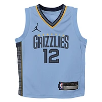 Preschool Jordan Brand Ja Morant Light Blue Memphis Grizzlies 2022/23 Statement Edition Jersey
