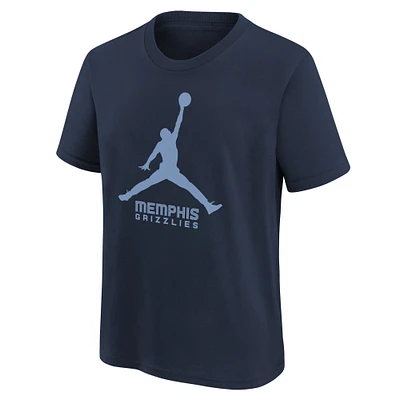 Preschool Jordan Brand Light Blue Memphis Grizzlies Essential Jumpman T-Shirt
