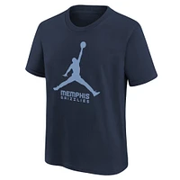 Preschool Jordan Brand Light Blue Memphis Grizzlies Essential Jumpman T-Shirt