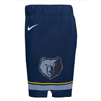 Toddler Nike Navy Memphis Grizzlies Icon Replica Shorts