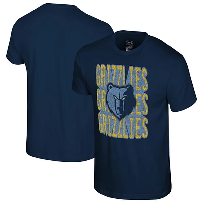 T-shirt unisexe Stadium Essentials bleu marine Memphis Grizzlies Step Up