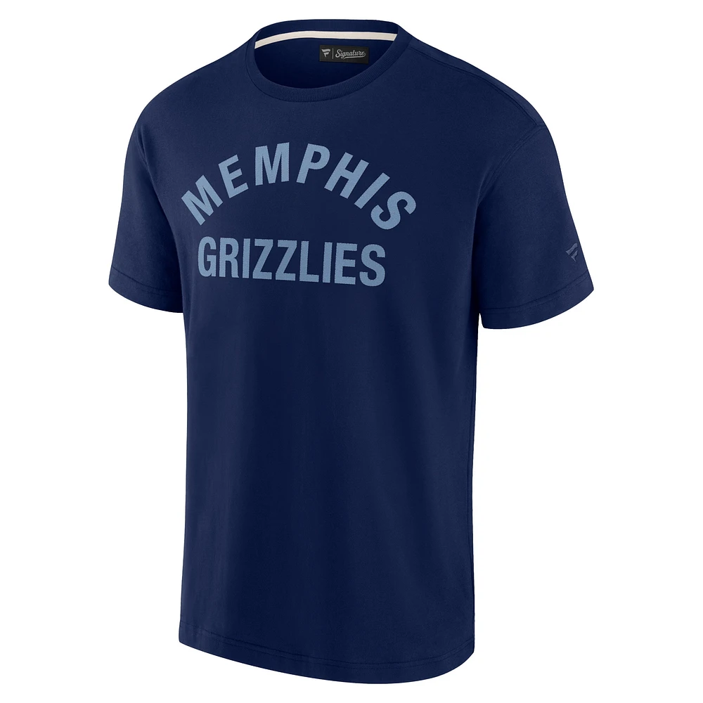 Unisex Fanatics Navy Memphis Grizzlies Elements Super Soft Short Sleeve T-Shirt