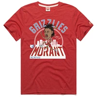 Unisex Homage Ja Morant Red Memphis Grizzlies 2024/25 City Edition Caricature Tri-Blend T-Shirt