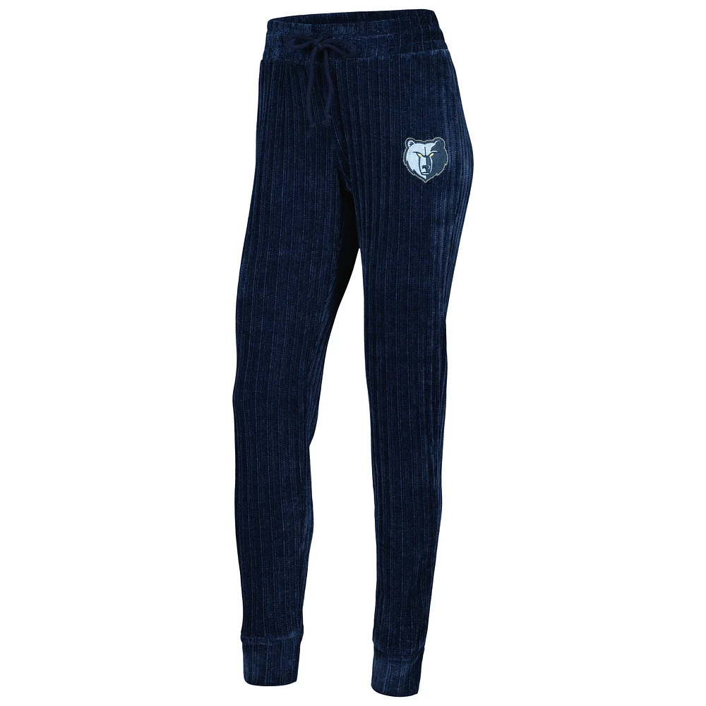 Women's College Concepts Navy Memphis Grizzlies Linger Pants