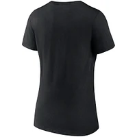 Women's Fanatics Black Memphis Grizzlies Hometown Collection Grit Grind V-Neck T-Shirt